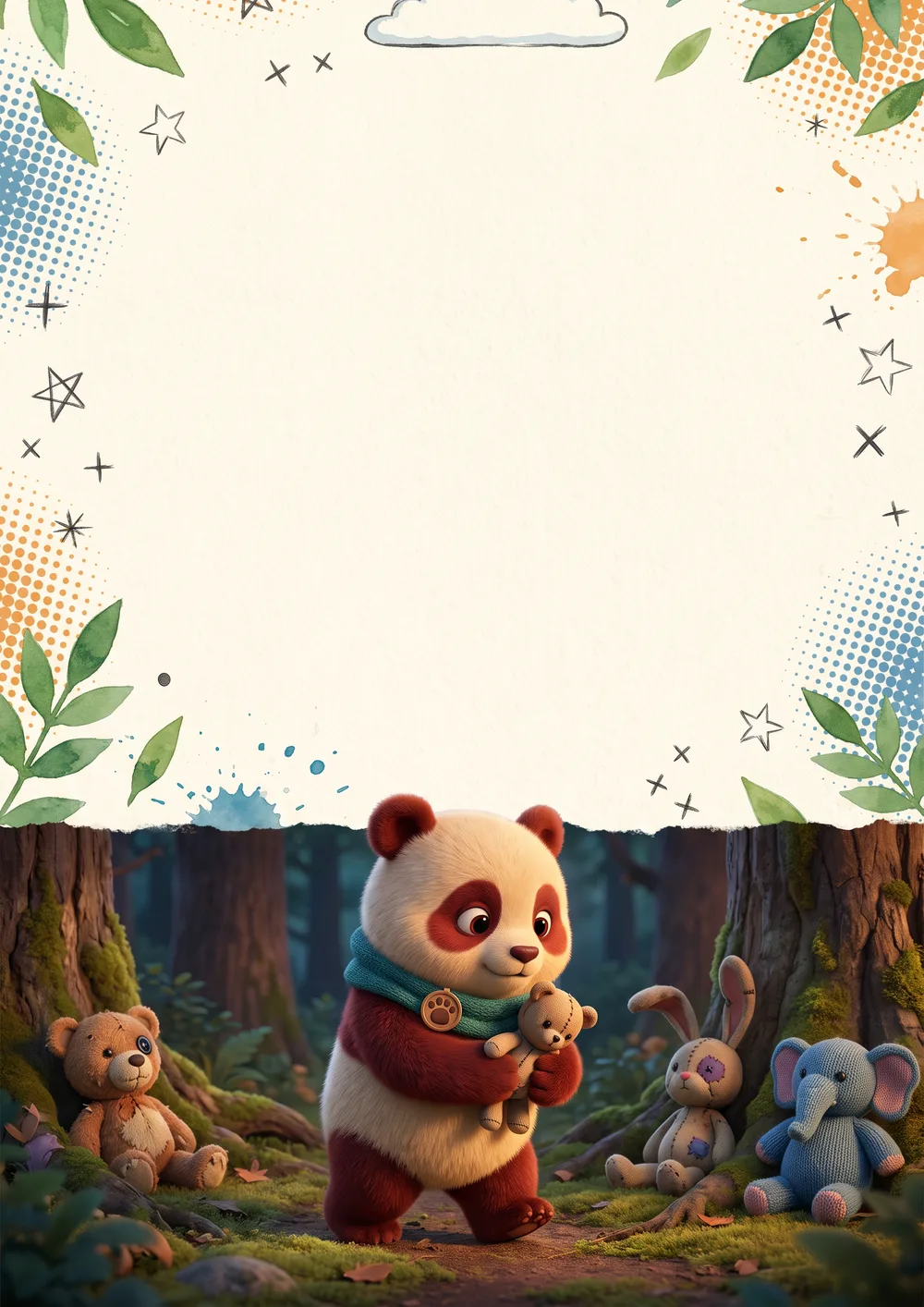Titelbild: Der Wald der verlorenen Kuscheltiere