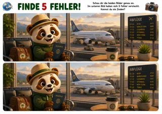 Vorschau: Fehlerbild Abflughalle